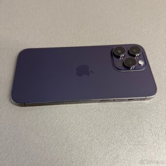 iPhone 14 Pro Max 256GB deep purple, pěkný stav, rok záruka - 3