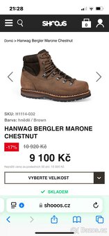 Hanwag Bergler marone chestnut vel 44 - 3
