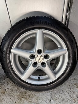 Celoroční ALU sada 5x100 r15 s pneu 185/60/15 Continental Al - 3