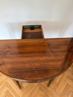 Demi-lune rozkládací stůl Francie - 3