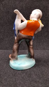 2x soška hudebníka Ditmar Urbach (kytara a harmonika) - 3