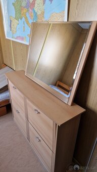 Výklopný botník + zrcadlo - 3