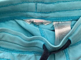 Teplákové kraťasy & šortky modré H&M vel. 110 - 3