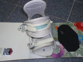 KRÁSNÝ DÍVČÍ SNOWBOARD FTWO GIPSY 147 CM+VÁZÁNÍ MONDO - 3