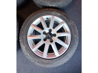 ALU disky AUDI 5x112 R16 se zimními pneu 205/55 R16 - 3