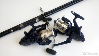 2 x navi SHIMANO BIG BAITRUNNER M. 2x prut CHUB SNOOPER 12‘ - 3