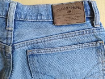 Originální vintage džínové kraťasy pas 42,5 cm - 3