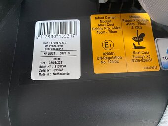Dětská sedacka Maxi Cosi - 3