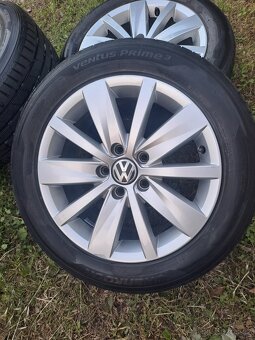 Alu kola 5x112 originál VW 205/55 R16 - 3