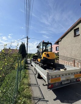 Stavební, Zemní a výkopové práce minibagrem 2.8t - 3