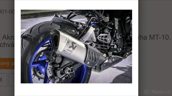 rezervováno Titanový homolog. laďák AKRAPOVIČ na YAMAHA MT10 - 3