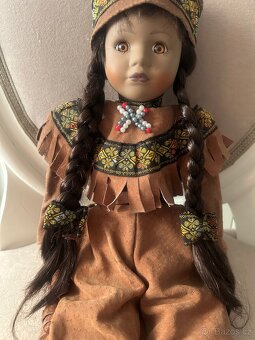 Porcelánová panenka Indiánka - 3