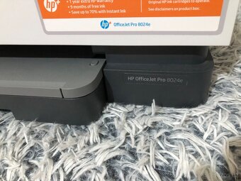 HP OfficeJet Pro 8024e , téměř nová . - 3