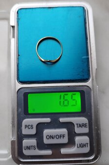 Prodám zlatý prsten 14k. - 3