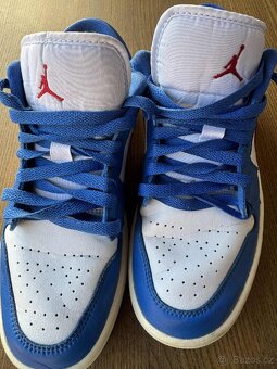 Prodám tenisky Nike Air Jordan 1 Low Sport Blue Gym Red - 3