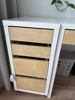 Psací stůl a kontejner se šuplíky MICKE Ikea - 3