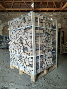 Palivové dřevo - skládané v paletách - 3