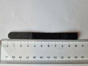 Suchý zip 10x1 cm na kabely vázací program s očkem 10ks - 3