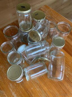 36 zavařovacích sklenic 280, 370 a 720 ml + nová víčka 97 ks - 3