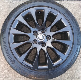 Originál sada disků Škoda Superb II 5x112 R17 Laurel - 3