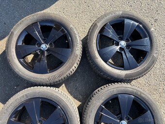 Alu orig sada Škoda Triton 5x112 6,5J ET41 215/55 R17 - 3