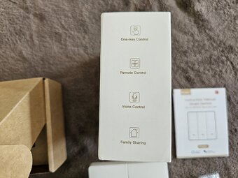 MOES smart Dvojitý Vypinač WIFI+RF433 switch - 3