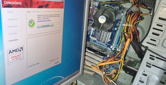 Plně funkční tiché stolní PC, WIN7x64 nové,cena do 31.05.25 - 3