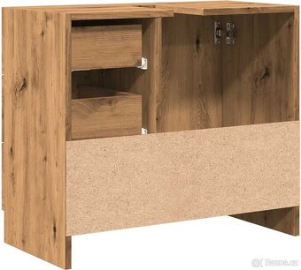 Koupelnová skříňka pod umyvadlo dub artisan - 3