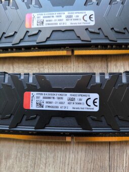 HyperX Predator rgb 16GB KIT DDR4 3200MHz CL16 - 3