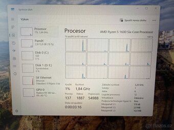 Herní PC | Ryzen 5 1600, RX 580, 16GB, 500GB SSD - 3