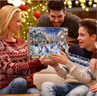 Adventní kalendář Vánoční puzzle 1008 dílků 24 dní. - 3