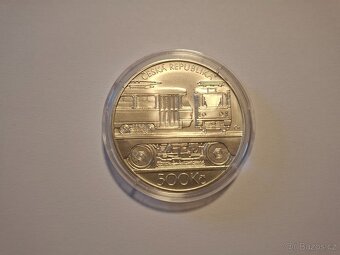Stříbrná mince Tramvaj ČKD T3 2024 - bk - 3