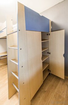 Patrová postel, stůl, skříň - 3