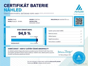 Škoda Enyaq 132kW Dyn. Full LED SOH 94,9 - záruka Autodraft - 3