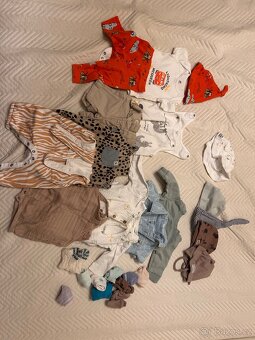 Balík chlapecké oblečení vel. 56 a 62cm - 3