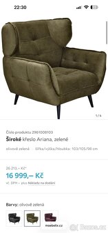 Prodám set křeslo a gauč - 3