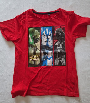 4x tričko (3x StarWars, 1x KENSIS) vel. 134/140 - 3