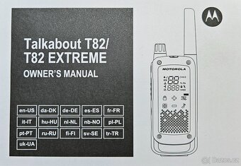 Vysílačky Motorola T82 Extreme - 6 kusů - 3