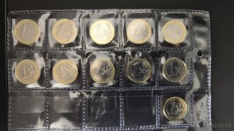 11 kusů / 1 Euro Řecko 2002 - 2011 sada - 3
