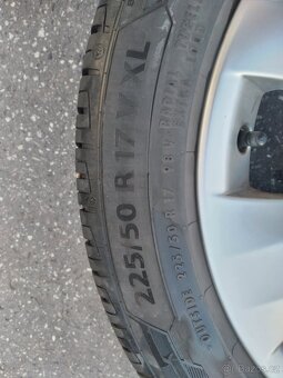 OPEL elektrony s letním obutím Bravuris 225/50 R17 4ks - 3