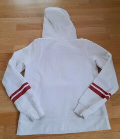 Bílá mikina H&M NASA vel. 158/164 s kapucí - 3
