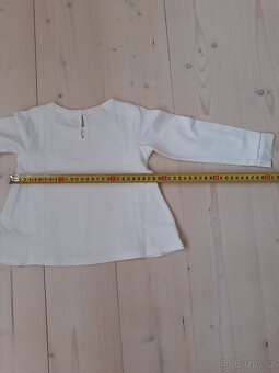 Zara sváteční triko, tunika vel 74 - 80 - 3