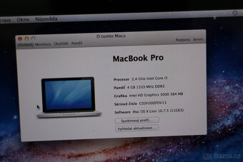 APPLE MACBOOK PRO 13,3” i5/8GB RAM/500GB HDD - 3