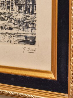 Bruggy – dvojice originálních kreseb tuší od Y. Briarna - 3