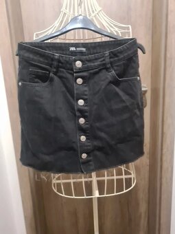 džínová minisukně ZARA M - 3