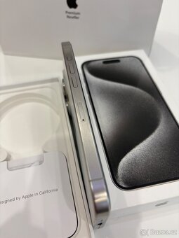 iPhone 15 pro Titanium White 128GB - 3