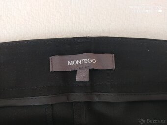 NOVÉ ČERNÉ KALHOTY, zn. MONTEGO - 3