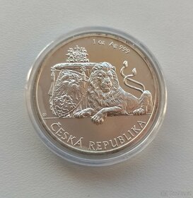 Český Lev 2017 1oz stříbrná investiční mince - 3