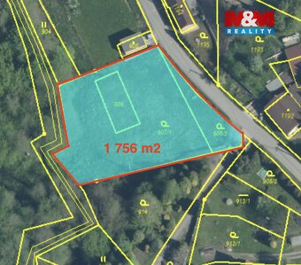 Prodej pozemku k bydlení, 1756 m², Bohumín - 3
