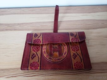 Kabelka–psaníčko kůže - 3